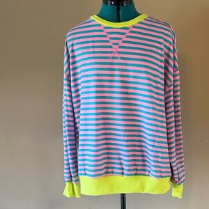 Striped Multicolor women pullover top